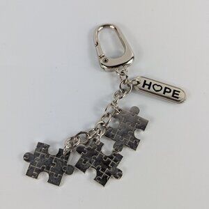 Miche Autism Hope Keychain Purse Jewelry RETIRED